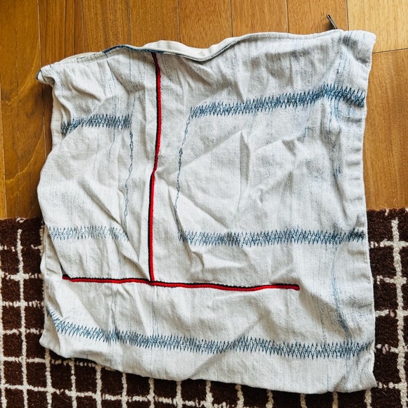 THAILAND Hand-Woven Hemp Hmong Pillow Tribal Hemp recycled Textiles Batik - Picture 4 of 5